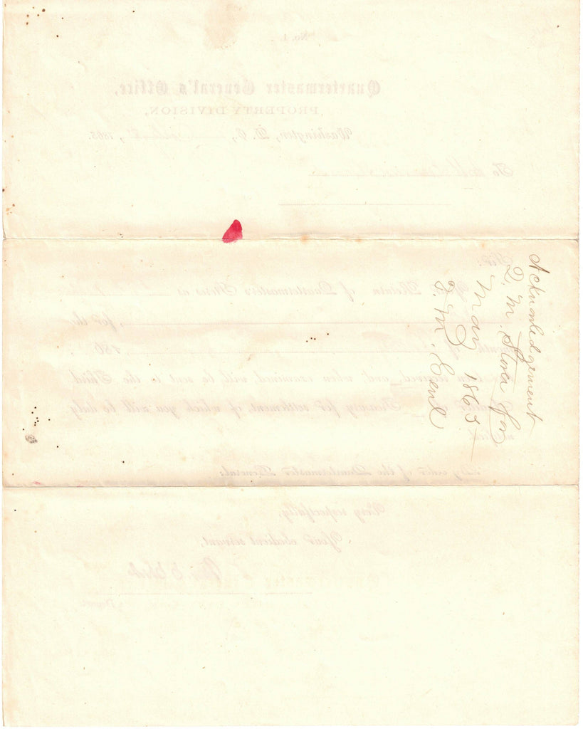 CIVIL WAR DOCUMENT - The History Gift Store