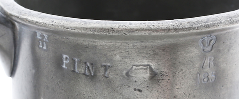 VICTORIAN PEWTER PUB MUG. - The History Gift Store