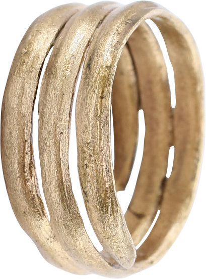 ANCIENT VIKING COIL RING C.850-1050 AD SIZE 10 1/4 - The History Gift Store