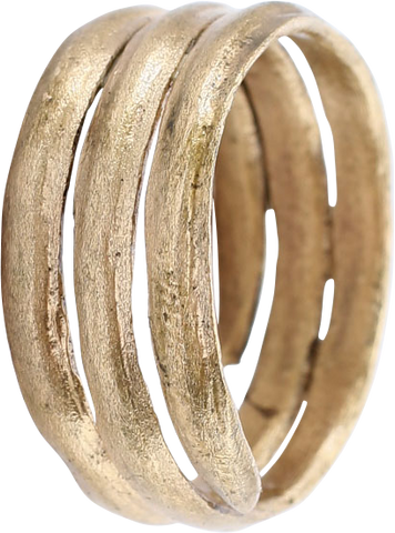 ANCIENT VIKING COIL RING C.850-1050 AD SIZE 10 1/4 - The History Gift Store