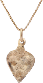 VIKING HEART PENDANT NECKLACE, C.950-1050 AD - The History Gift Store