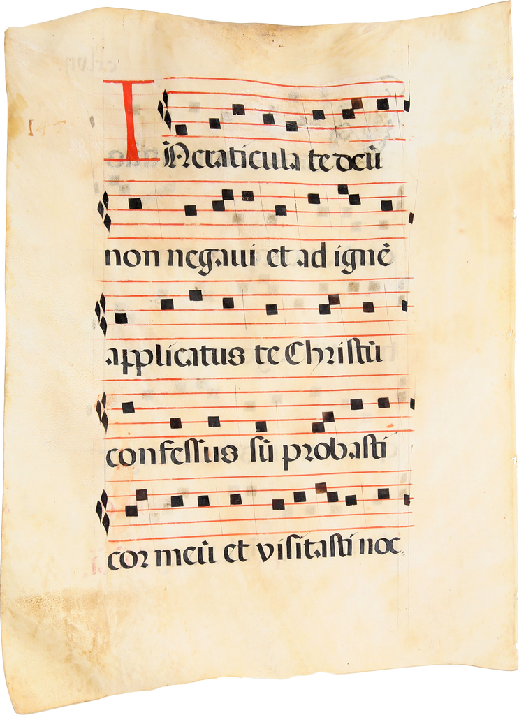 16TH CENTURY ANTIPHONAL PAGE - The History Gift Store