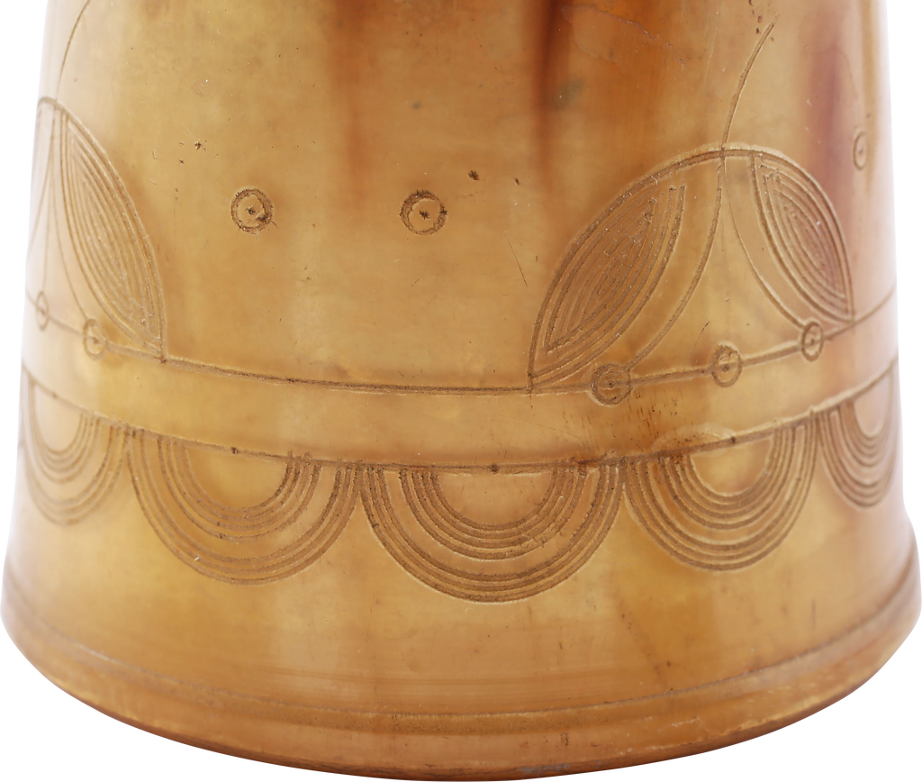 FINE PENNSYLVANIA HORN CUP, 18TH-EARLY 19TH CENTURY - The History Gift Store