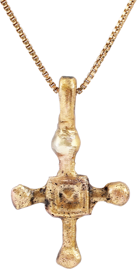 FINE MEDIEVAL EUROPEAN CONVERT’S CROSS NECKLACE, 9th-10th CENTURY - The History Gift Store