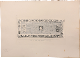 COTMAN: LID OF A CHEST IN THE CHURCH AT DERSINGHAM. John Sell Cotman (1782-1842) - The History Gift Store