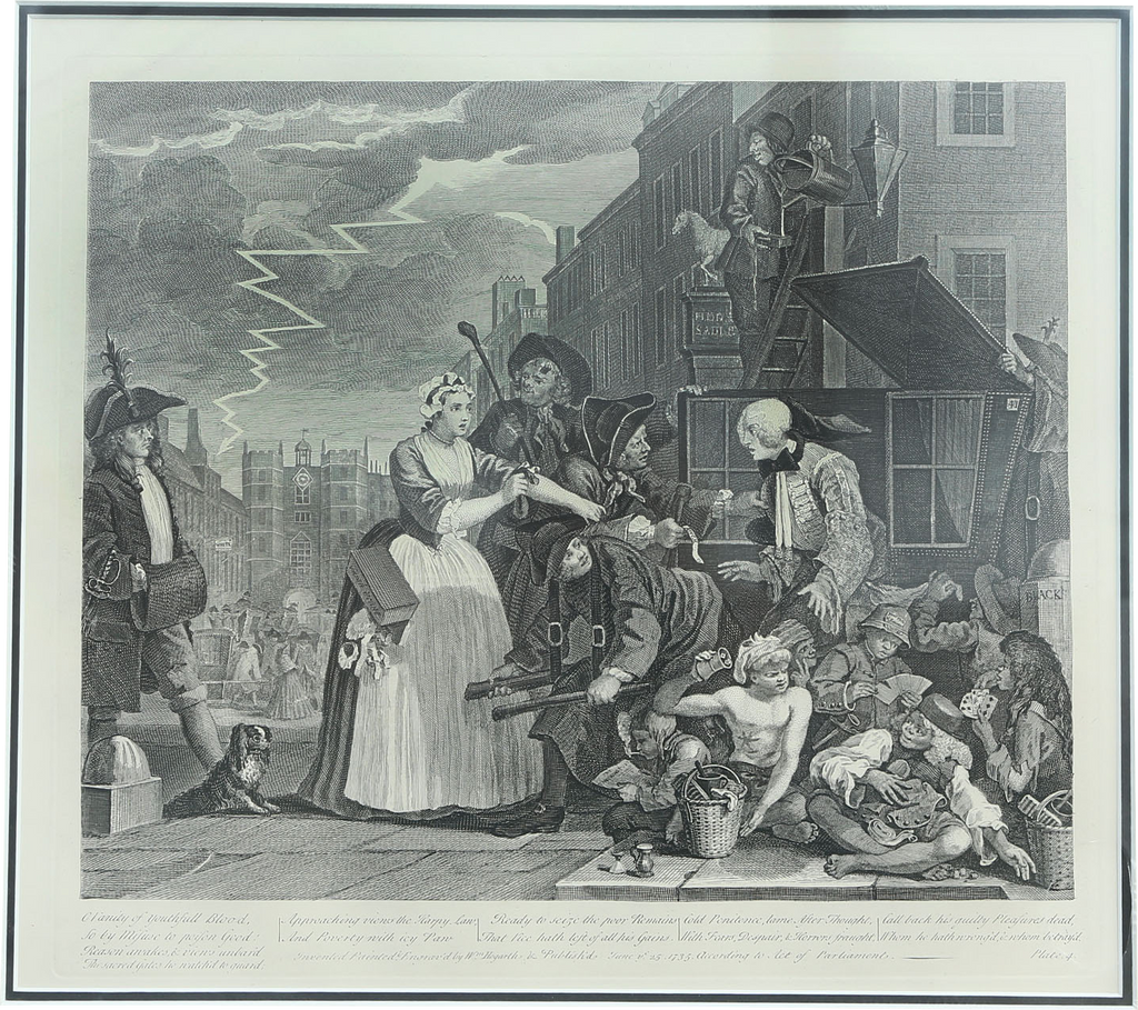 William Hogarth” A Rake’s Progress, Plate 4, The Arrest - The History Gift Store