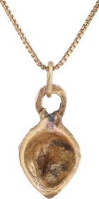 ANCIENT ROMAN SHELL PENDANT NECKLACE C.100-350 AD. - The History Gift Store