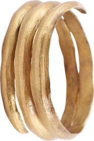 ANCIENT VIKING COIL RING C.850-1050 AD, SIZE 11 - The History Gift Store