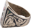 COSSACK WARRIOR'S RING SIZE 9 3/4 - The History Gift Store