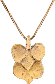 ANCIENT ROMAN QUATREFOIL PENDANT, 1st-2nd CENTURY AD - The History Gift Store