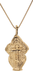 EASTERN EUROPEAN CHRISTIAN CROSS NECKLACE, 17-18 CENTURY - The History Gift Store