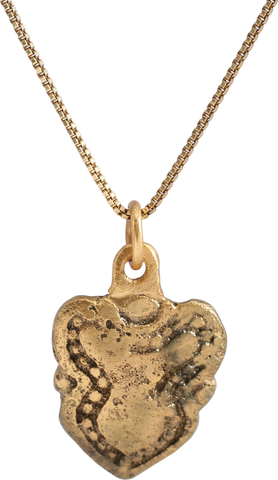 ANCIENT VIKING HEART PENDANT NECKLACE, C.850-1050 AD - The History Gift Store