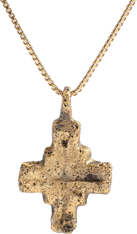 MEDIEVAL EUROPEAN PILGRIM’S RELIQUARY CROSS NECKLACE, 8th-12th CENTURY - The History Gift Store
