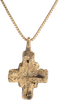 MEDIEVAL EUROPEAN PILGRIM’S RELIQUARY CROSS NECKLACE, 8th-12th CENTURY - The History Gift Store