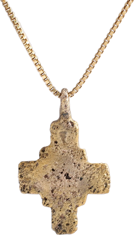 MEDIEVAL EUROPEAN PILGRIM’S RELIQUARY CROSS NECKLACE, 8th-12th CENTURY - The History Gift Store