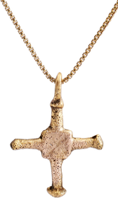 EUROPEAN CONVERT'S CROSS NECKLACE 9TH-10TH CENTURY - The History Gift Store