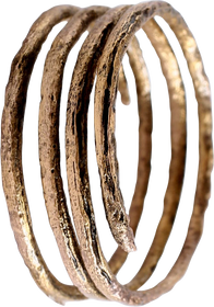 ANCIENT VIKING COIL RING 850-1050 AD SIZE 10 1/4 - The History Gift Store