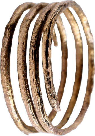 ANCIENT VIKING COIL RING 850-1050 AD SIZE 10 1/4 - The History Gift Store