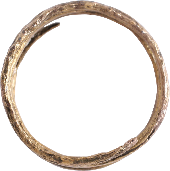 ANCIENT VIKING COIL RING 850-1050 AD SIZE 10 1/4 - The History Gift Store