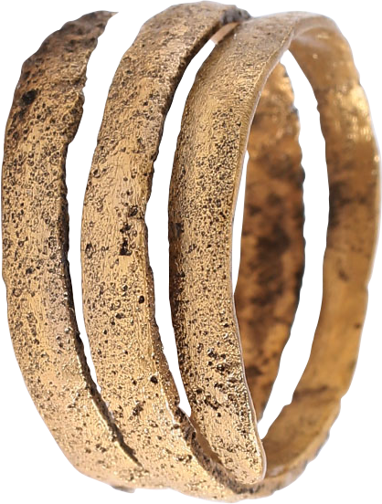 VIKING COIL RING C.900-1050 AD, SIZE 11 1/4 - The History Gift Store