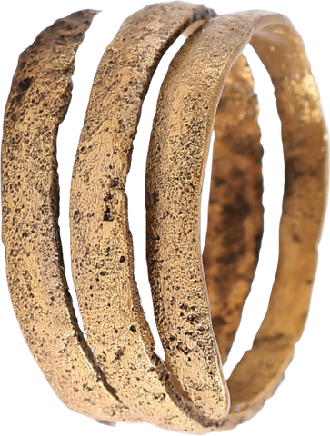 VIKING COIL RING C.900-1050 AD, SIZE 11 1/4 - The History Gift Store