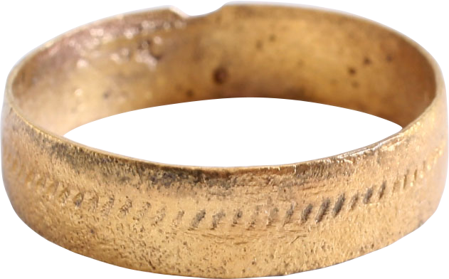 ANCIENT VIKING WEDDING RING, SIZE 9 - The History Gift Store