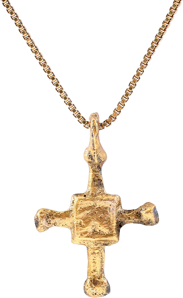 EUROPEAN CONVERT'S CROSS NECKLACE 9TH-10TH CENTURY - The History Gift Store