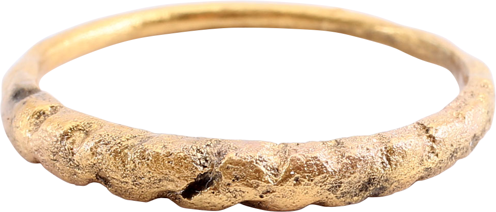 VIKING ROPED OR TWIST WEDDING RING, C.866-1067 AD, 10 1/4 - The History Gift Store
