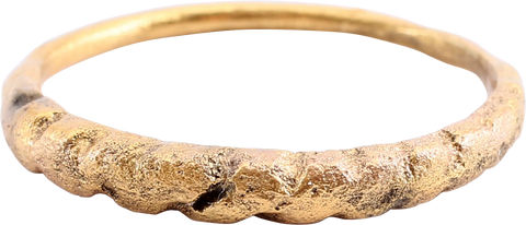 VIKING ROPED OR TWIST WEDDING RING, C.866-1067 AD, 10 1/4 - The History Gift Store