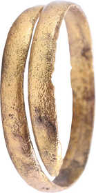 ANCIENT VIKING COIL RING C.850-1050 AD SIZE 10 1/4 - The History Gift Store