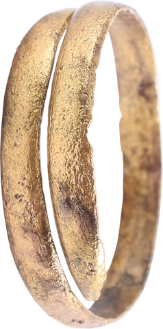 ANCIENT VIKING COIL RING C.850-1050 AD SIZE 10 1/4 - The History Gift Store