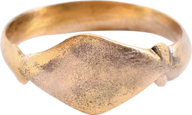 EUROPEAN BETROTHAL RING C.1600-1700, SIZE 8 3/4 - The History Gift Store