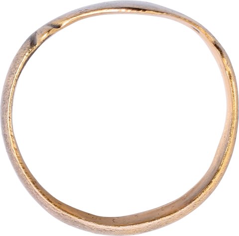 EUROPEAN BETROTHAL RING C.1600-1700, SIZE 8 3/4 - The History Gift Store