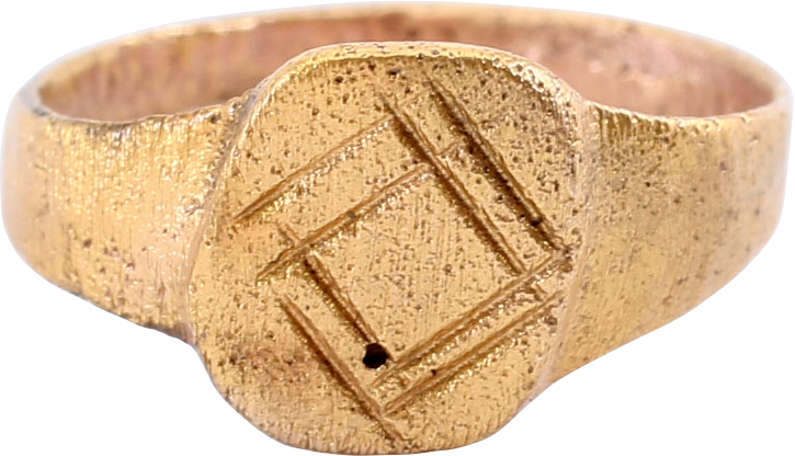 MEDIEVAL EUROPEAN RING, 900-1200 AD SIZE 12 - The History Gift Store