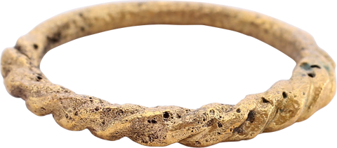 VIKING WARRIOR’S ROPED OR TWIST RING, C.866-1067 AD, SIZE 10 3/4 - The History Gift Store