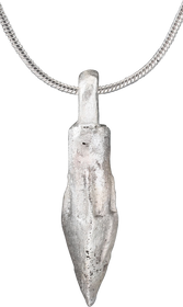 GREEK ARROWHEAD PENDANT NECKLACE, 300-100 BC - The History Gift Store