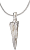 HELLENISTIC GREEK ARROWHEAD PENDANT NECKLACE, 300 - 100 BC - The History Gift Store