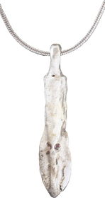 GREEK ARROWHEAD PENDANT NECKLACE C.8TH-3RD CENTURY BC - The History Gift Store