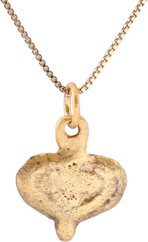 VIKING HEART PENDANT NECKLACE, C.950-1050 AD - The History Gift Store