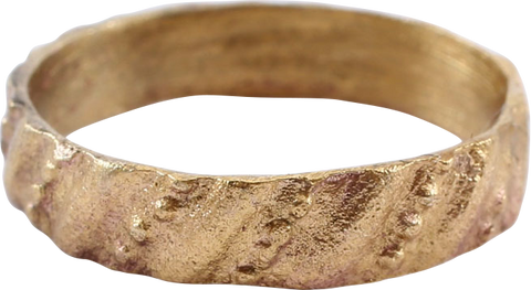 EUROPEAN WEDDING RING C.1400-60 SIZE 4 3/4 - The History Gift Store