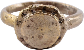 MEDIEVAL “BLESSING” RING, 10TH-16TH CENTURY AD, SIZE 2 - The History Gift Store