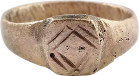 MEDIEVAL EUROPEAN RING, SIZE 3 1/2 - The History Gift Store