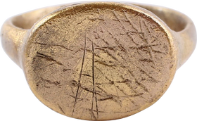 ROMAN WOMAN'S RING, 2ND-4TH CENTURY AD SIZE 3 1/4 - The History Gift Store