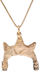 SUPERB VIKING LUNAR PENDANT NECKLACE, 9TH-10TH CENTURY AD - The History Gift Store