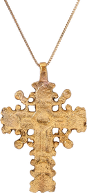 EASTERN EUROPEAN CROSS NECKLACE, 17TH-18TH CENTURY - The History Gift Store
