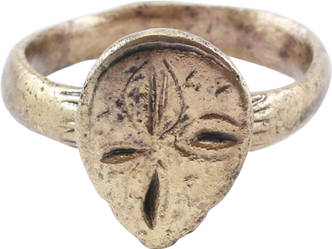 VIKING HEART RING, 11TH CENTURY, SIZE 7 3/4 - The History Gift Store