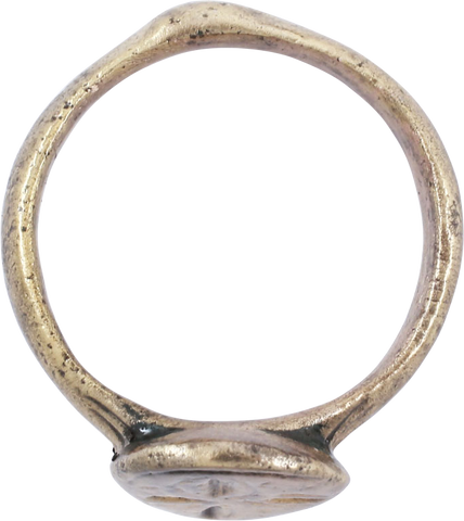 VIKING HEART RING, 11TH CENTURY, SIZE 7 3/4 - The History Gift Store