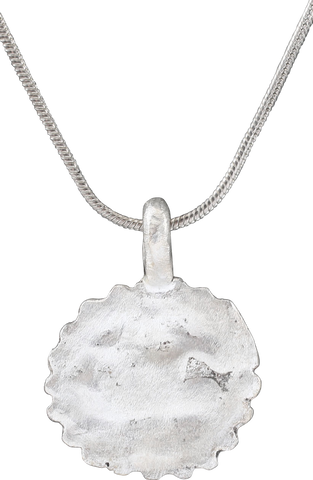 MEDIEVAL CHRISTIAN WHEEL OF FORTUNE AMULET NECKLACE - The History Gift Store