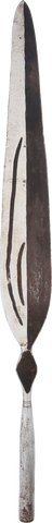 FINE MANGBETU CANNIBAL’S SPEAR - The History Gift Store