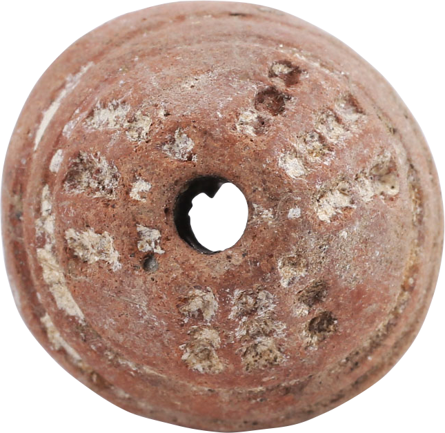 EGYPTIAN SPINDLE WHORL, COPTIC PERIOD - The History Gift Store